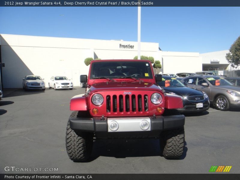 Deep Cherry Red Crystal Pearl / Black/Dark Saddle 2012 Jeep Wrangler Sahara 4x4