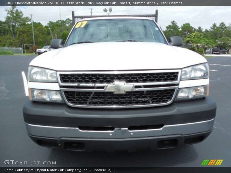 Summit White / Dark Charcoal 2007 Chevrolet Silverado 2500HD Classic Work Truck Regular Cab Chassis