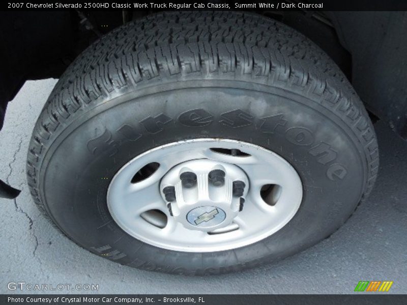 Summit White / Dark Charcoal 2007 Chevrolet Silverado 2500HD Classic Work Truck Regular Cab Chassis