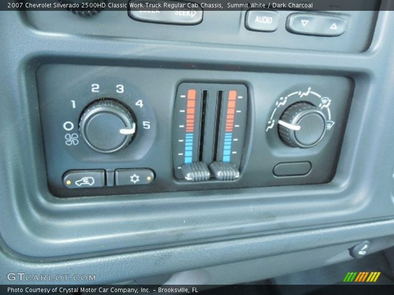 Summit White / Dark Charcoal 2007 Chevrolet Silverado 2500HD Classic Work Truck Regular Cab Chassis