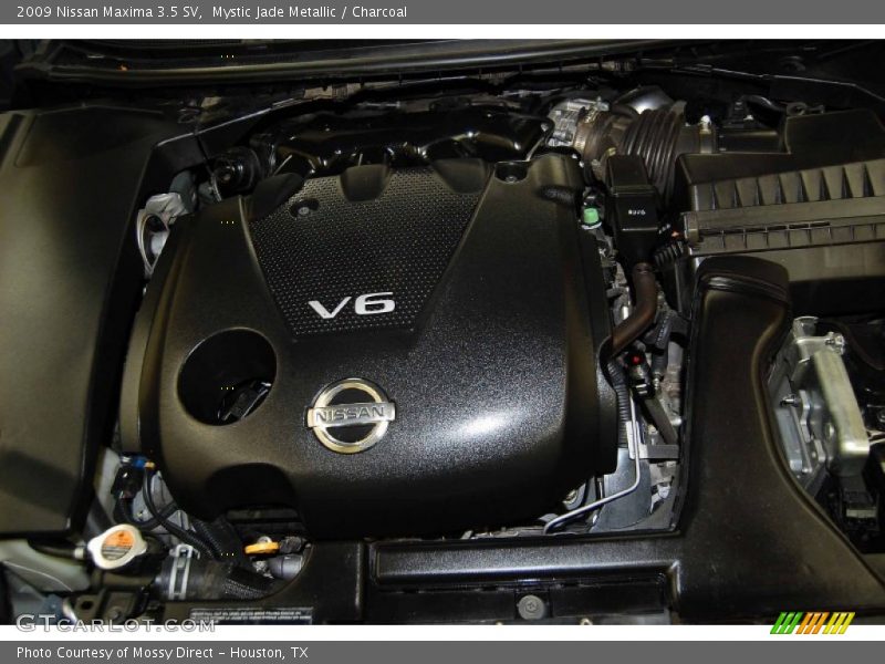 Mystic Jade Metallic / Charcoal 2009 Nissan Maxima 3.5 SV