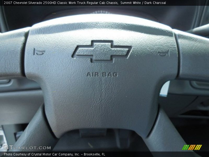 Summit White / Dark Charcoal 2007 Chevrolet Silverado 2500HD Classic Work Truck Regular Cab Chassis
