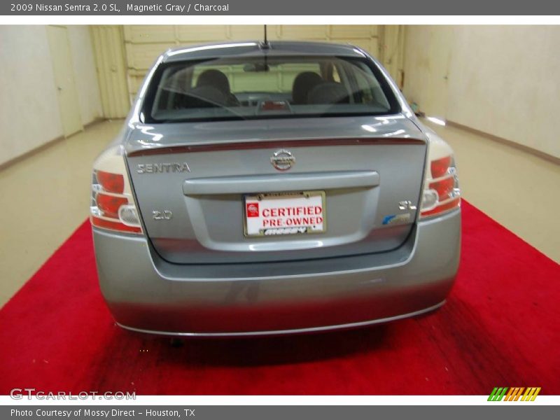 Magnetic Gray / Charcoal 2009 Nissan Sentra 2.0 SL