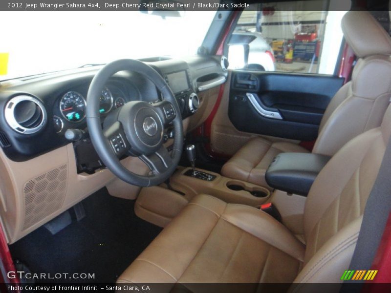 Deep Cherry Red Crystal Pearl / Black/Dark Saddle 2012 Jeep Wrangler Sahara 4x4