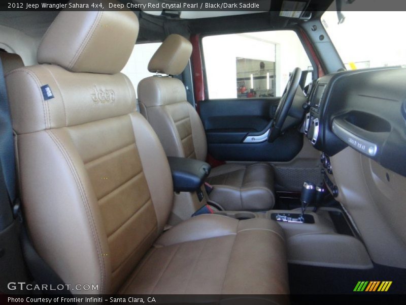 Deep Cherry Red Crystal Pearl / Black/Dark Saddle 2012 Jeep Wrangler Sahara 4x4