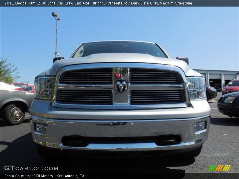 Bright Silver Metallic / Dark Slate Gray/Medium Graystone 2011 Dodge Ram 1500 Lone Star Crew Cab 4x4