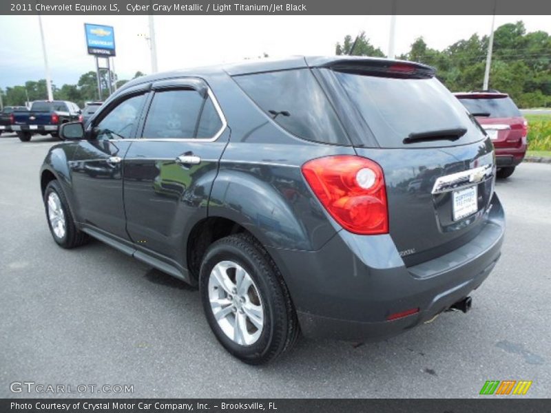 Cyber Gray Metallic / Light Titanium/Jet Black 2011 Chevrolet Equinox LS