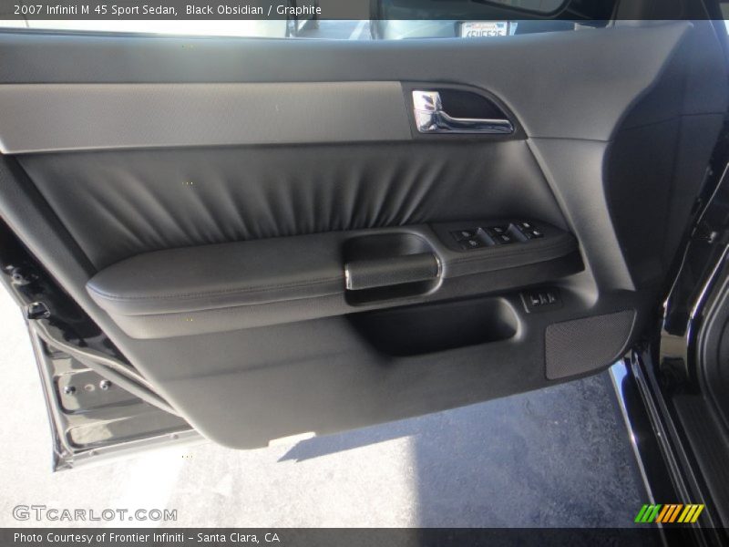 Black Obsidian / Graphite 2007 Infiniti M 45 Sport Sedan