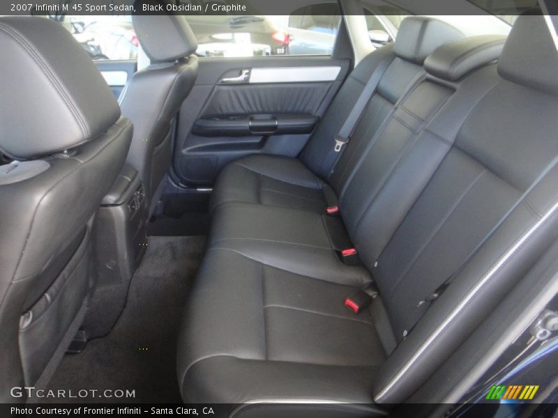 Black Obsidian / Graphite 2007 Infiniti M 45 Sport Sedan