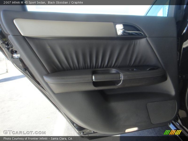 Black Obsidian / Graphite 2007 Infiniti M 45 Sport Sedan