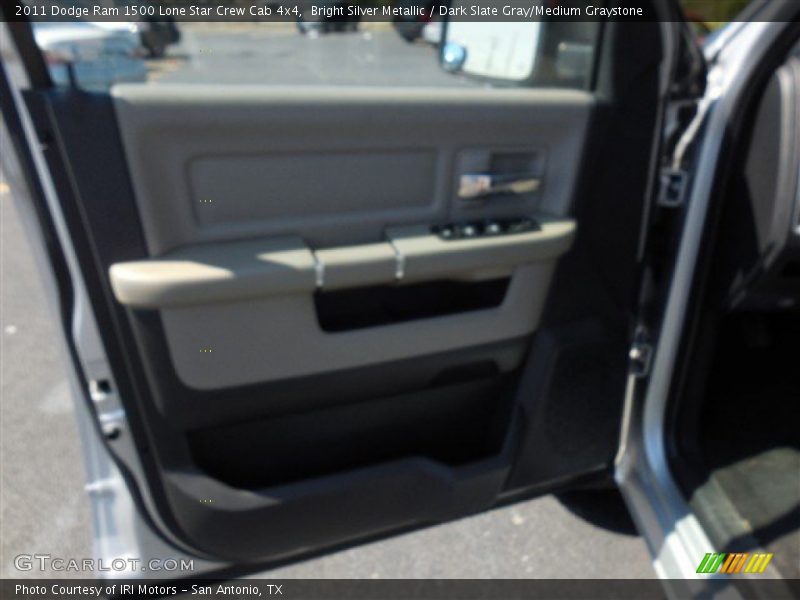 Bright Silver Metallic / Dark Slate Gray/Medium Graystone 2011 Dodge Ram 1500 Lone Star Crew Cab 4x4