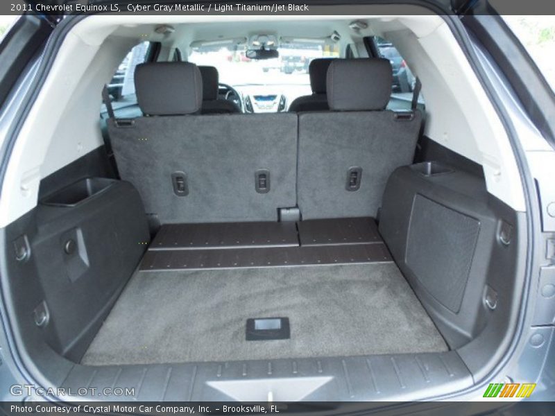 Cyber Gray Metallic / Light Titanium/Jet Black 2011 Chevrolet Equinox LS