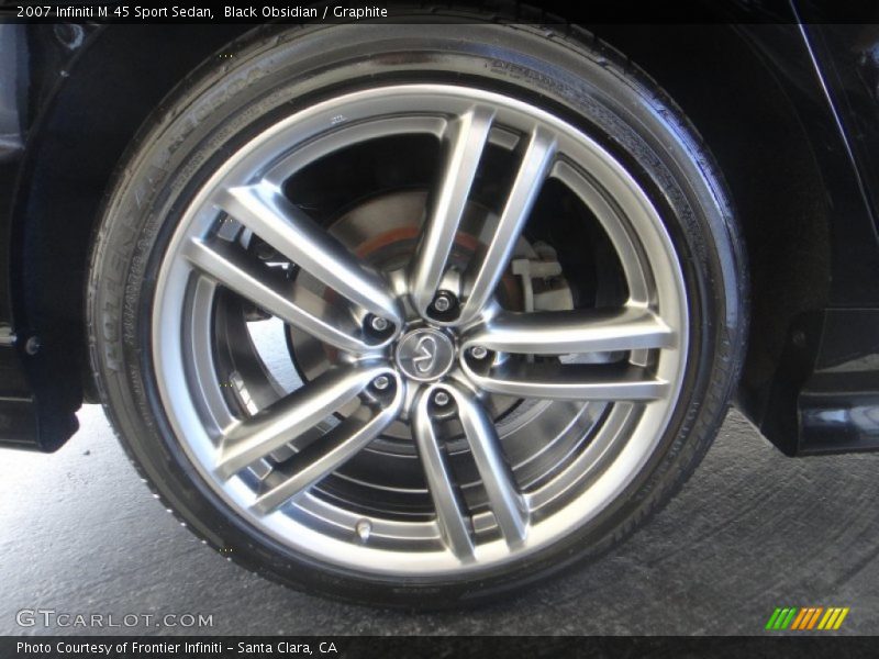 Black Obsidian / Graphite 2007 Infiniti M 45 Sport Sedan