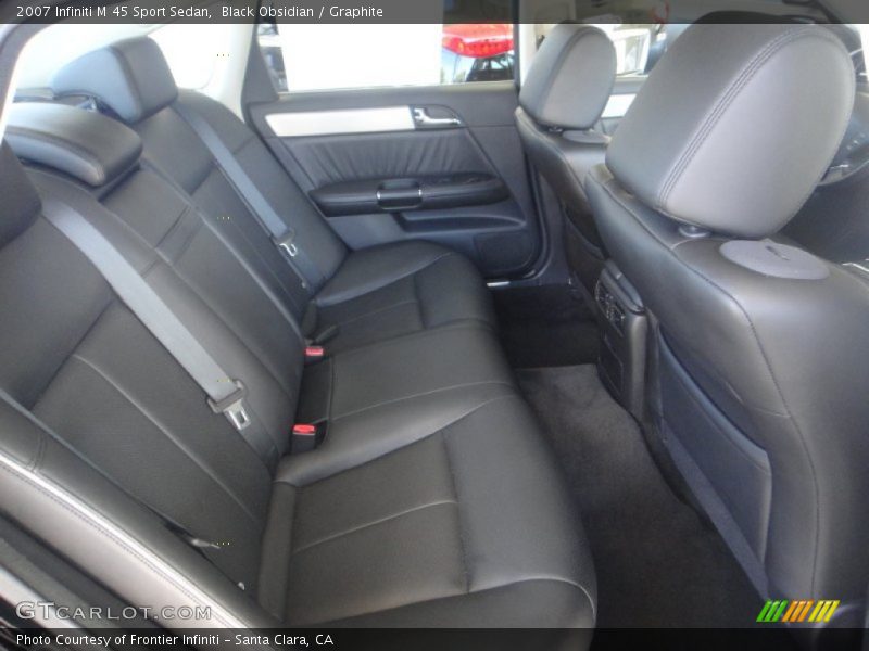 Black Obsidian / Graphite 2007 Infiniti M 45 Sport Sedan