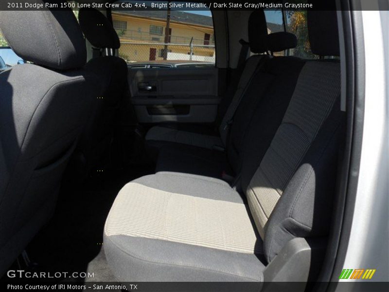 Bright Silver Metallic / Dark Slate Gray/Medium Graystone 2011 Dodge Ram 1500 Lone Star Crew Cab 4x4