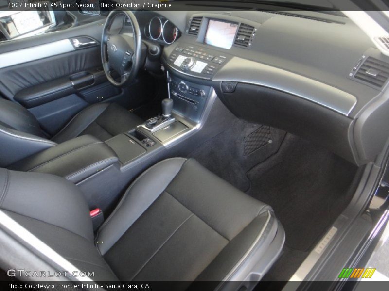 Black Obsidian / Graphite 2007 Infiniti M 45 Sport Sedan