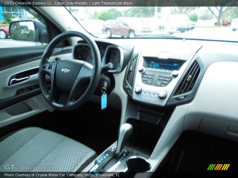 Cyber Gray Metallic / Light Titanium/Jet Black 2011 Chevrolet Equinox LS