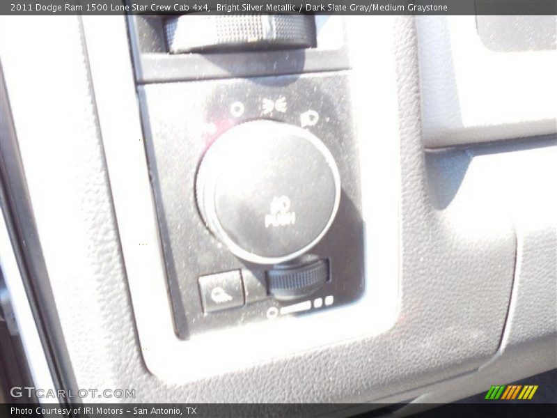 Bright Silver Metallic / Dark Slate Gray/Medium Graystone 2011 Dodge Ram 1500 Lone Star Crew Cab 4x4