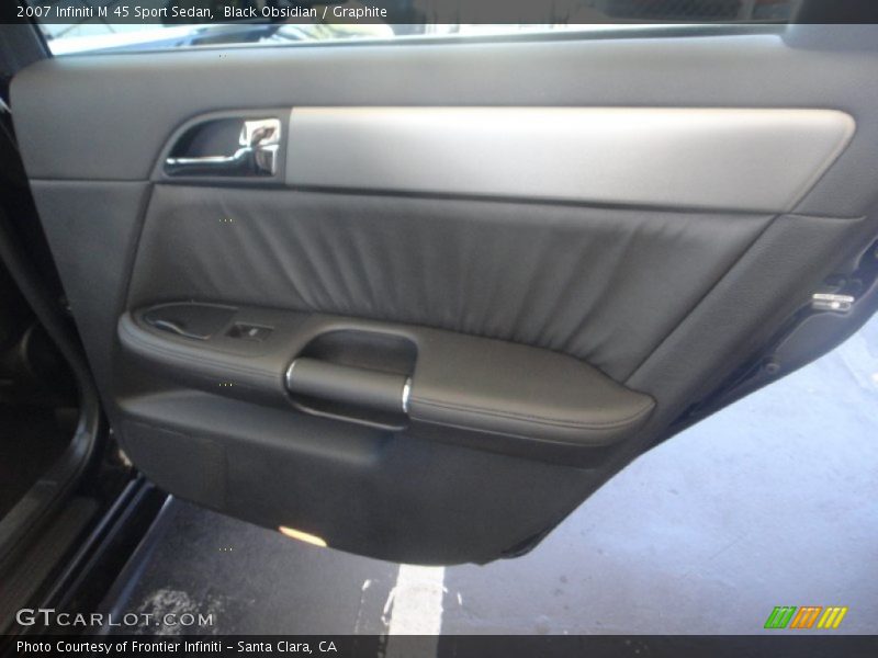 Black Obsidian / Graphite 2007 Infiniti M 45 Sport Sedan