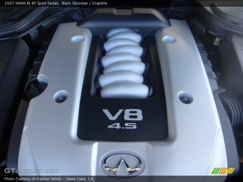 Black Obsidian / Graphite 2007 Infiniti M 45 Sport Sedan