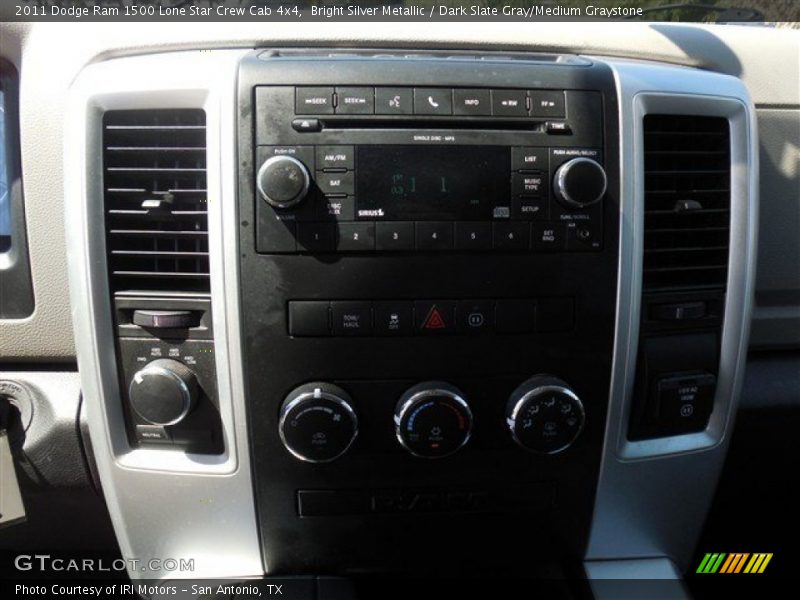 Bright Silver Metallic / Dark Slate Gray/Medium Graystone 2011 Dodge Ram 1500 Lone Star Crew Cab 4x4