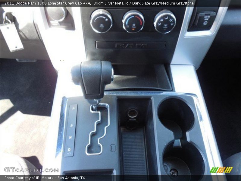 Bright Silver Metallic / Dark Slate Gray/Medium Graystone 2011 Dodge Ram 1500 Lone Star Crew Cab 4x4