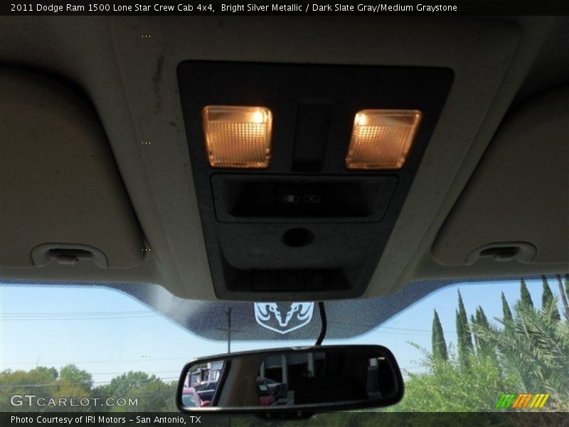 Bright Silver Metallic / Dark Slate Gray/Medium Graystone 2011 Dodge Ram 1500 Lone Star Crew Cab 4x4