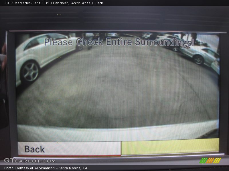Arctic White / Black 2012 Mercedes-Benz E 350 Cabriolet