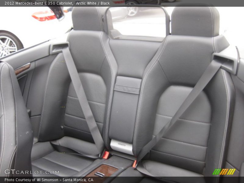 Arctic White / Black 2012 Mercedes-Benz E 350 Cabriolet