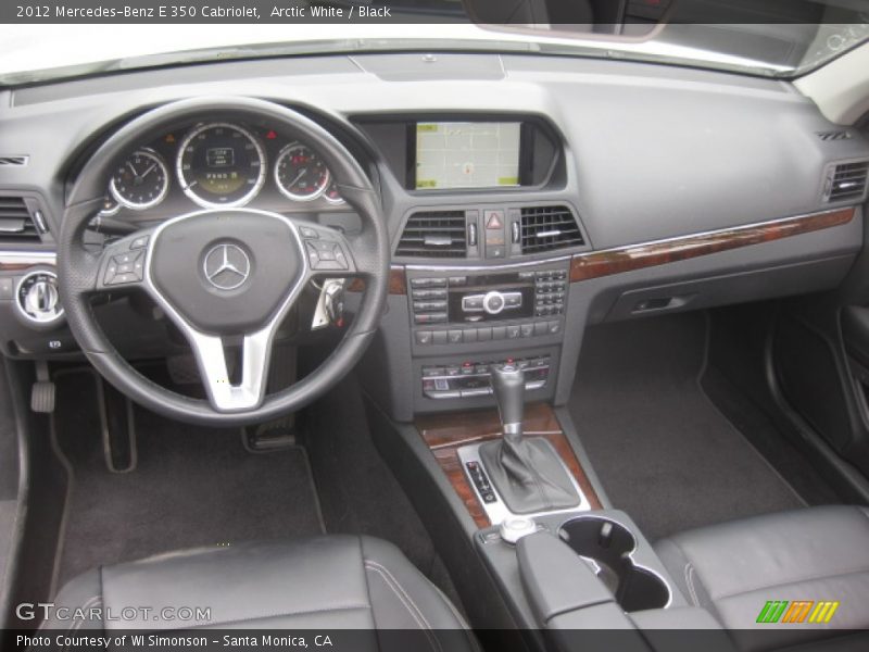 Arctic White / Black 2012 Mercedes-Benz E 350 Cabriolet