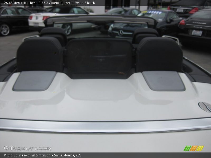 Arctic White / Black 2012 Mercedes-Benz E 350 Cabriolet