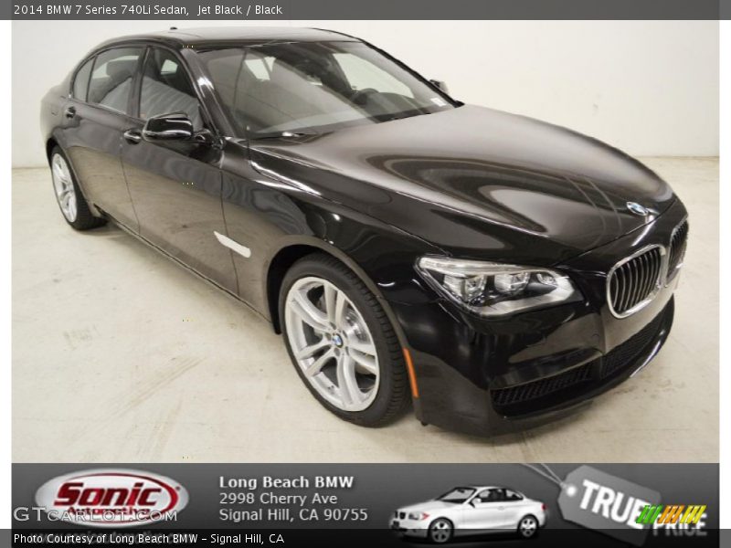 Jet Black / Black 2014 BMW 7 Series 740Li Sedan