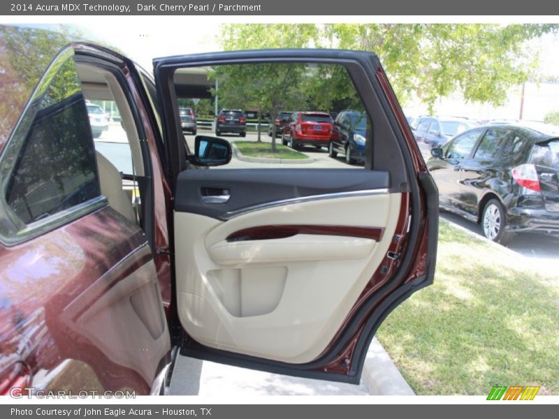 Dark Cherry Pearl / Parchment 2014 Acura MDX Technology