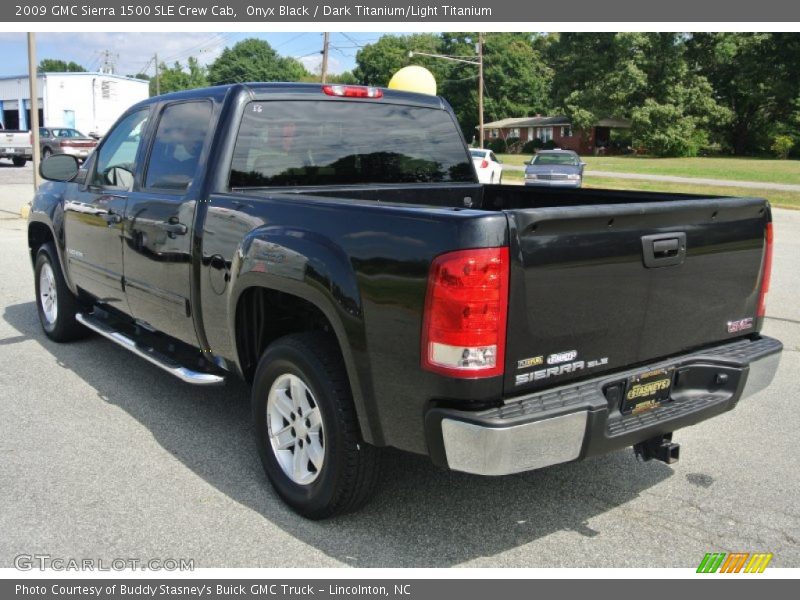 Onyx Black / Dark Titanium/Light Titanium 2009 GMC Sierra 1500 SLE Crew Cab