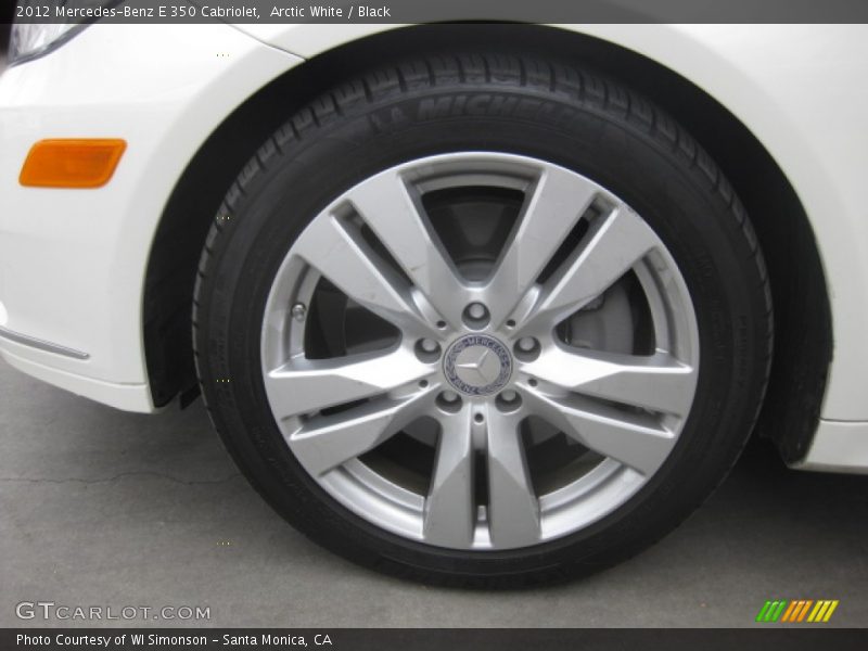 Arctic White / Black 2012 Mercedes-Benz E 350 Cabriolet