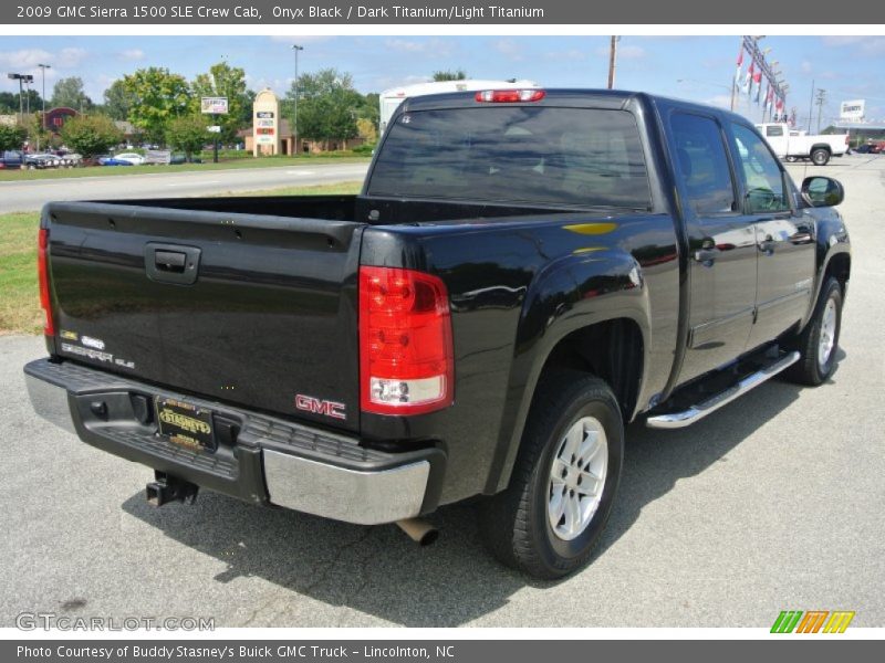 Onyx Black / Dark Titanium/Light Titanium 2009 GMC Sierra 1500 SLE Crew Cab