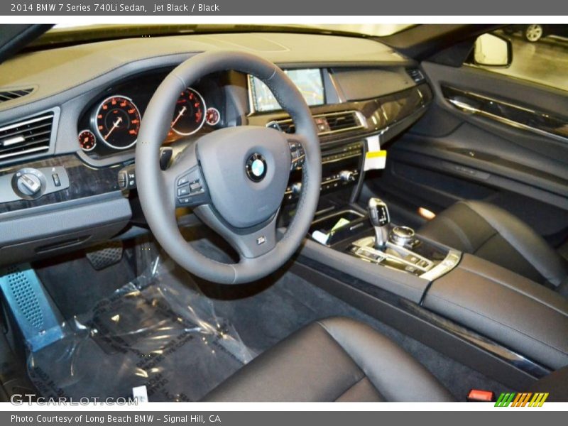 Black Interior - 2014 7 Series 740Li Sedan 