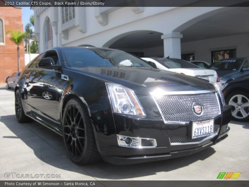 Black Raven / Ebony/Ebony 2012 Cadillac CTS Coupe