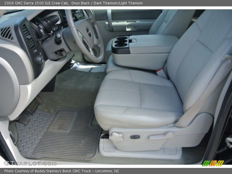 Onyx Black / Dark Titanium/Light Titanium 2009 GMC Sierra 1500 SLE Crew Cab