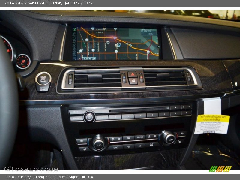 Controls of 2014 7 Series 740Li Sedan