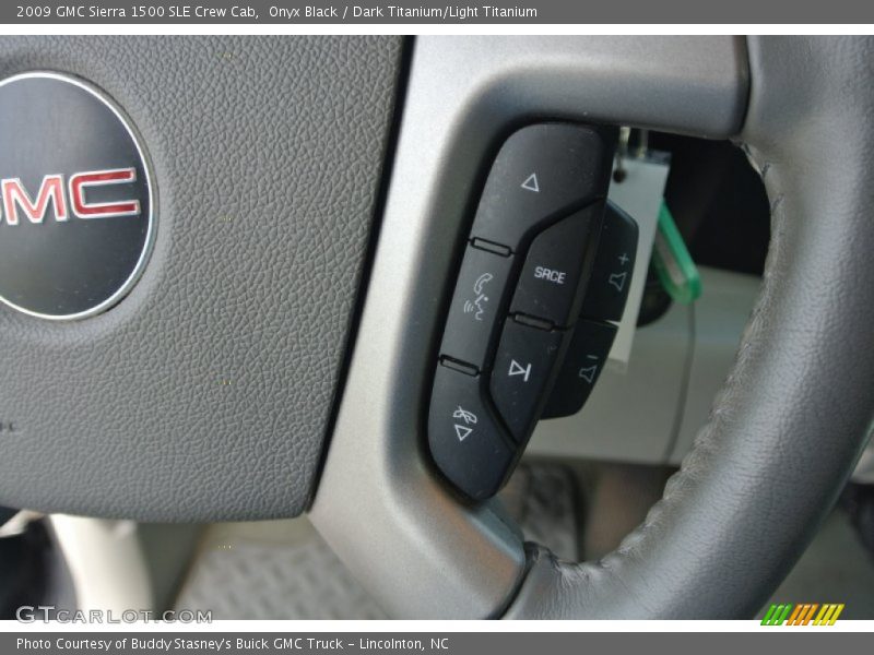 Onyx Black / Dark Titanium/Light Titanium 2009 GMC Sierra 1500 SLE Crew Cab