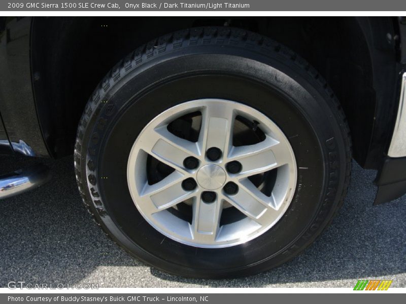Onyx Black / Dark Titanium/Light Titanium 2009 GMC Sierra 1500 SLE Crew Cab