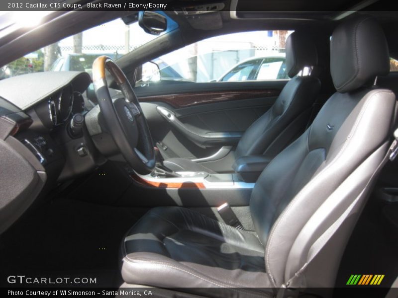 Black Raven / Ebony/Ebony 2012 Cadillac CTS Coupe