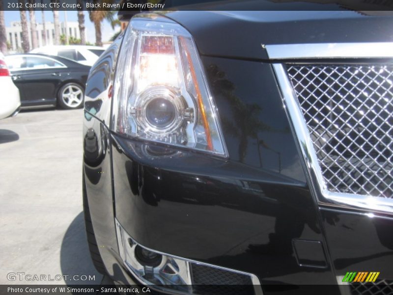 Black Raven / Ebony/Ebony 2012 Cadillac CTS Coupe