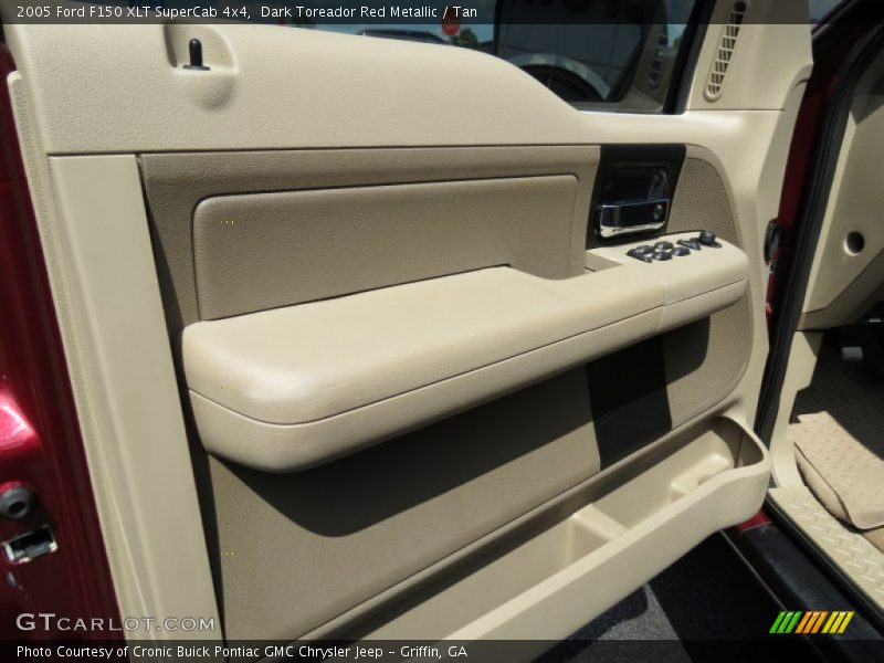 Dark Toreador Red Metallic / Tan 2005 Ford F150 XLT SuperCab 4x4
