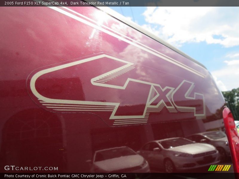 Dark Toreador Red Metallic / Tan 2005 Ford F150 XLT SuperCab 4x4