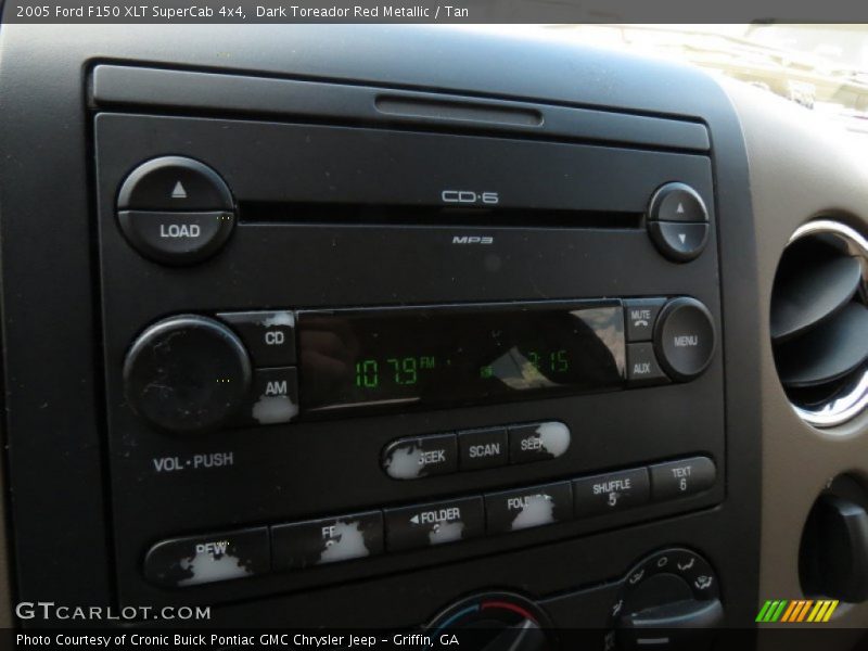 Dark Toreador Red Metallic / Tan 2005 Ford F150 XLT SuperCab 4x4