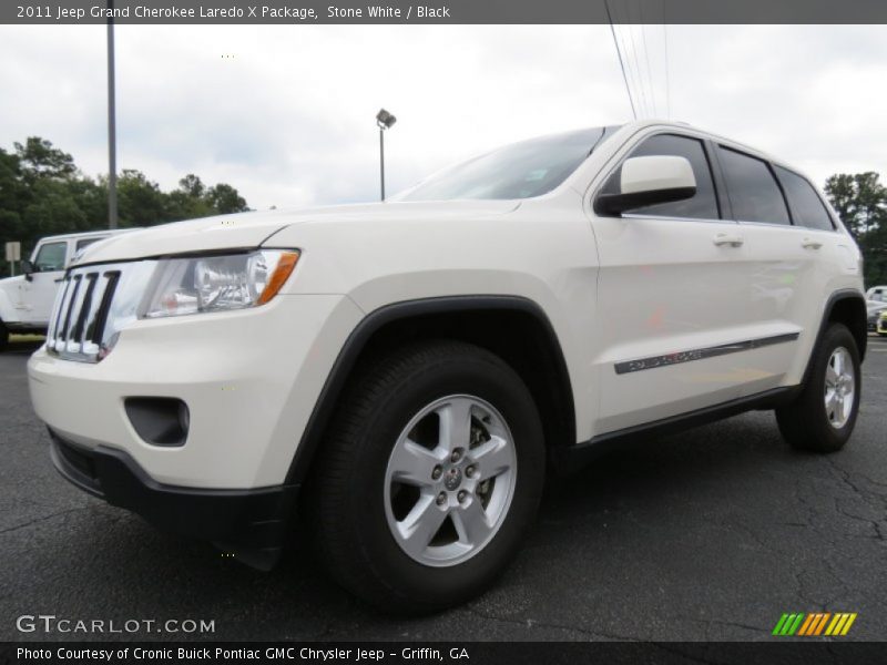 Stone White / Black 2011 Jeep Grand Cherokee Laredo X Package