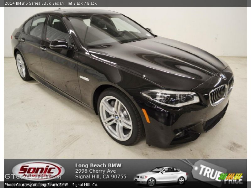 Jet Black / Black 2014 BMW 5 Series 535d Sedan