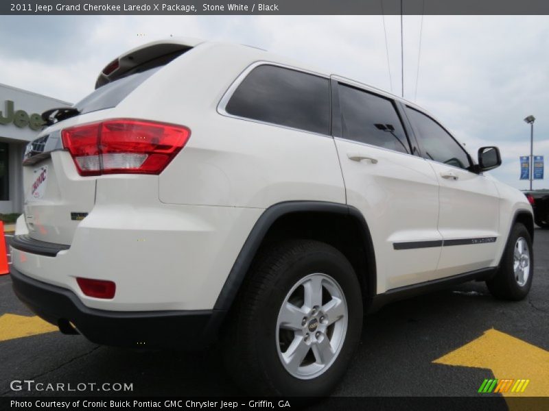 Stone White / Black 2011 Jeep Grand Cherokee Laredo X Package